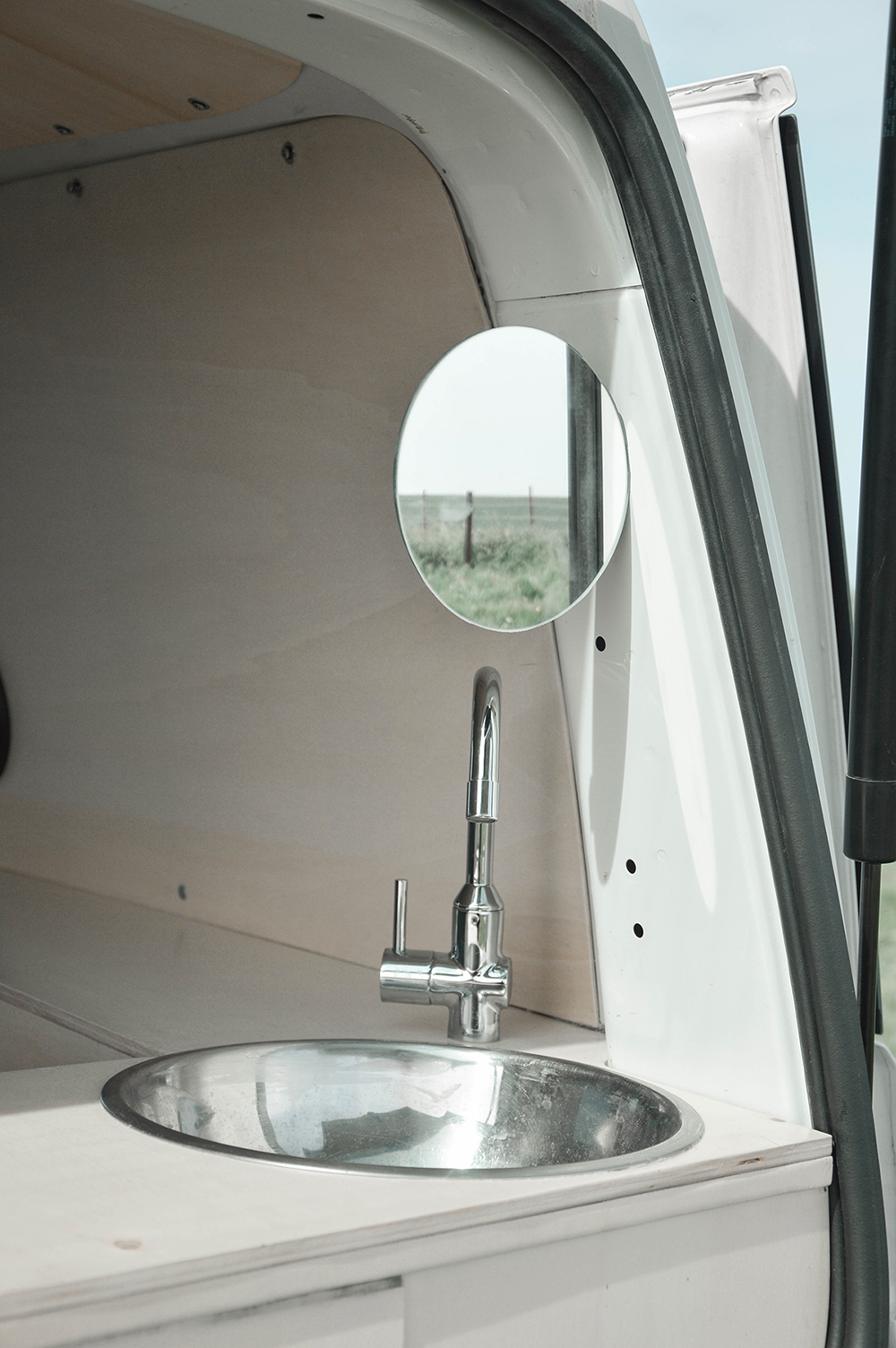 camper van tap and sink