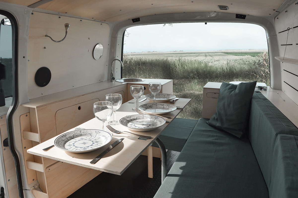 camper van dining table